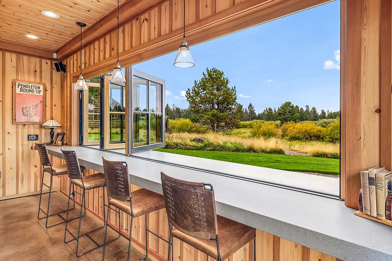 aluminum clad folding windows