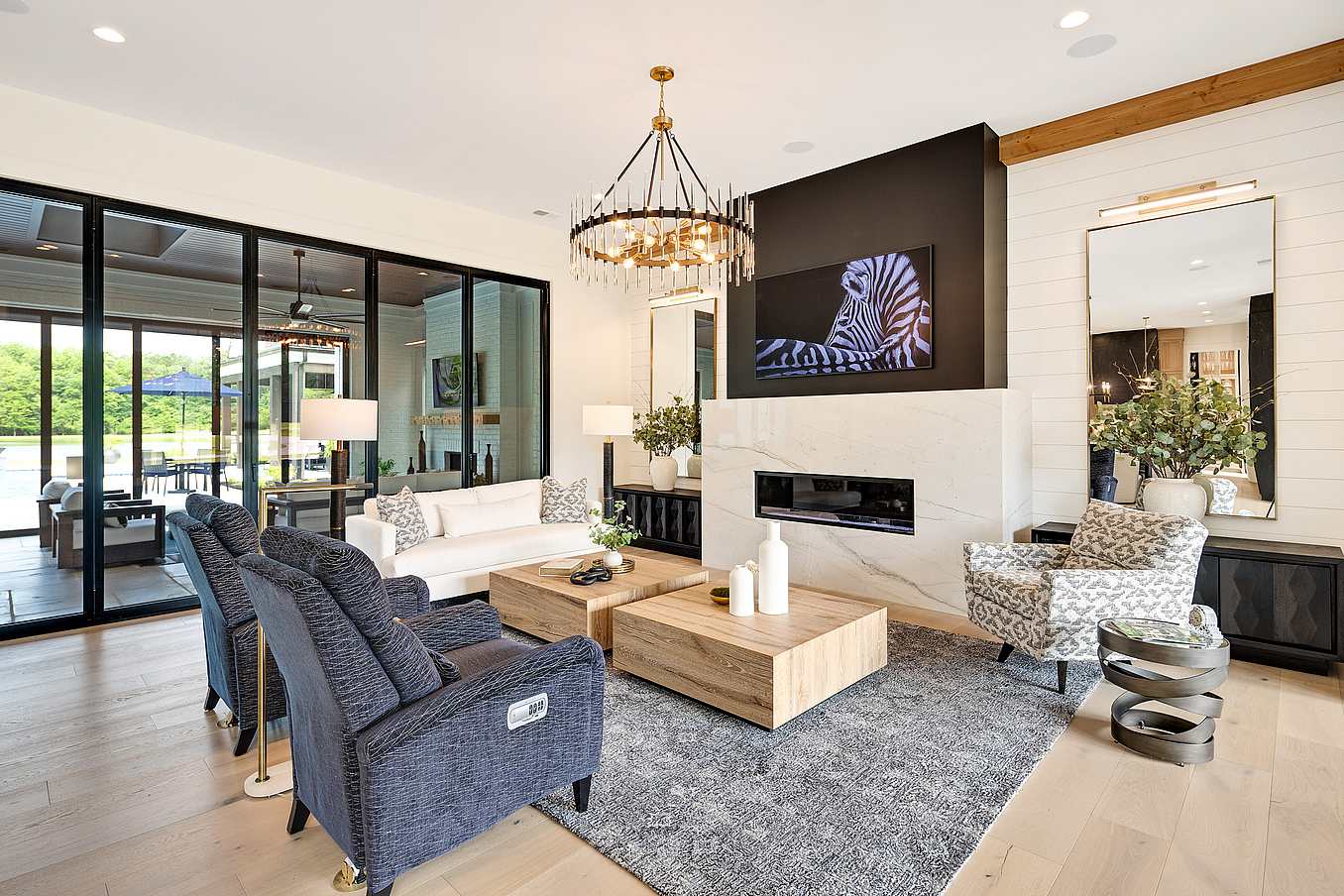 interior bifold glass doors in residential design