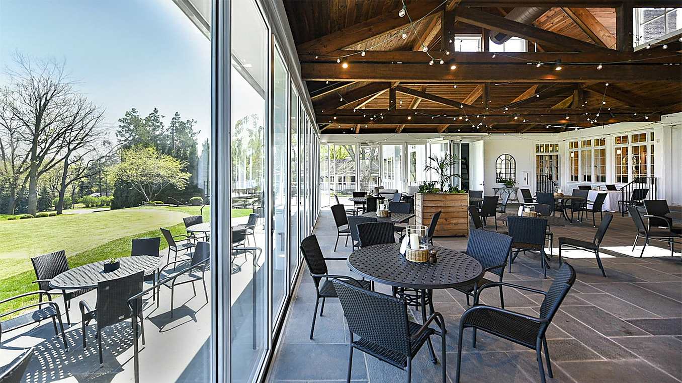 hospitality design with NanaWall opening glass wall systems