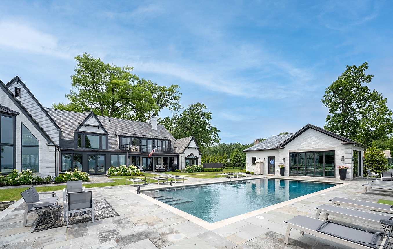 modern patio door systems for pool house design
