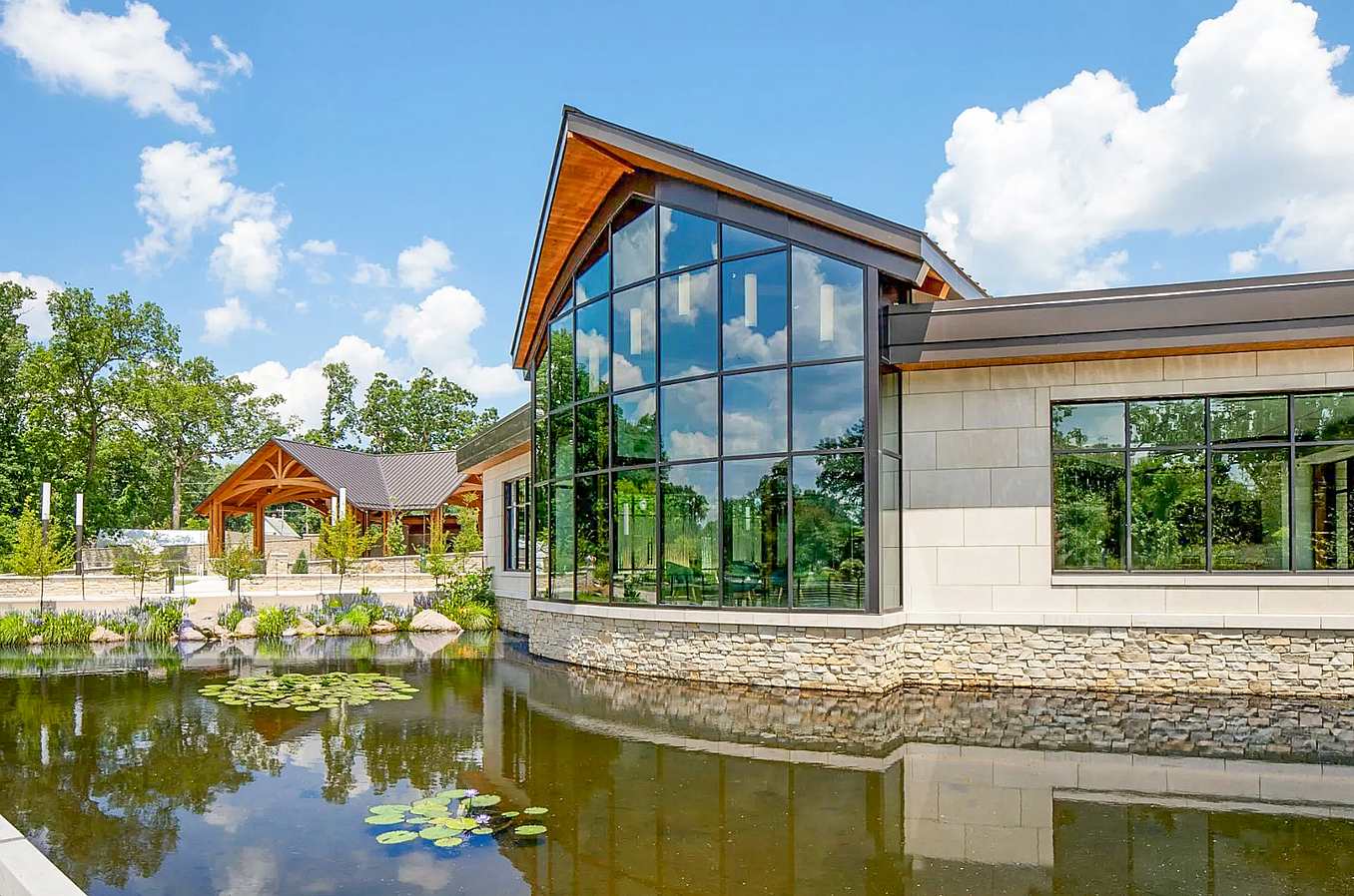Wellfield Botanical Garden event space design with NanaWall systems