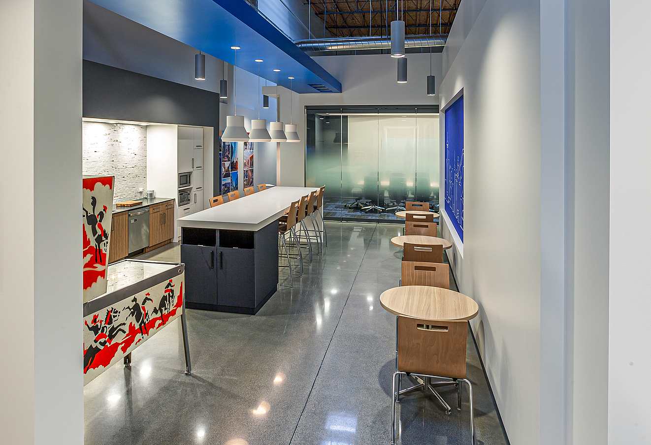 conference room design with all glass movable partitions