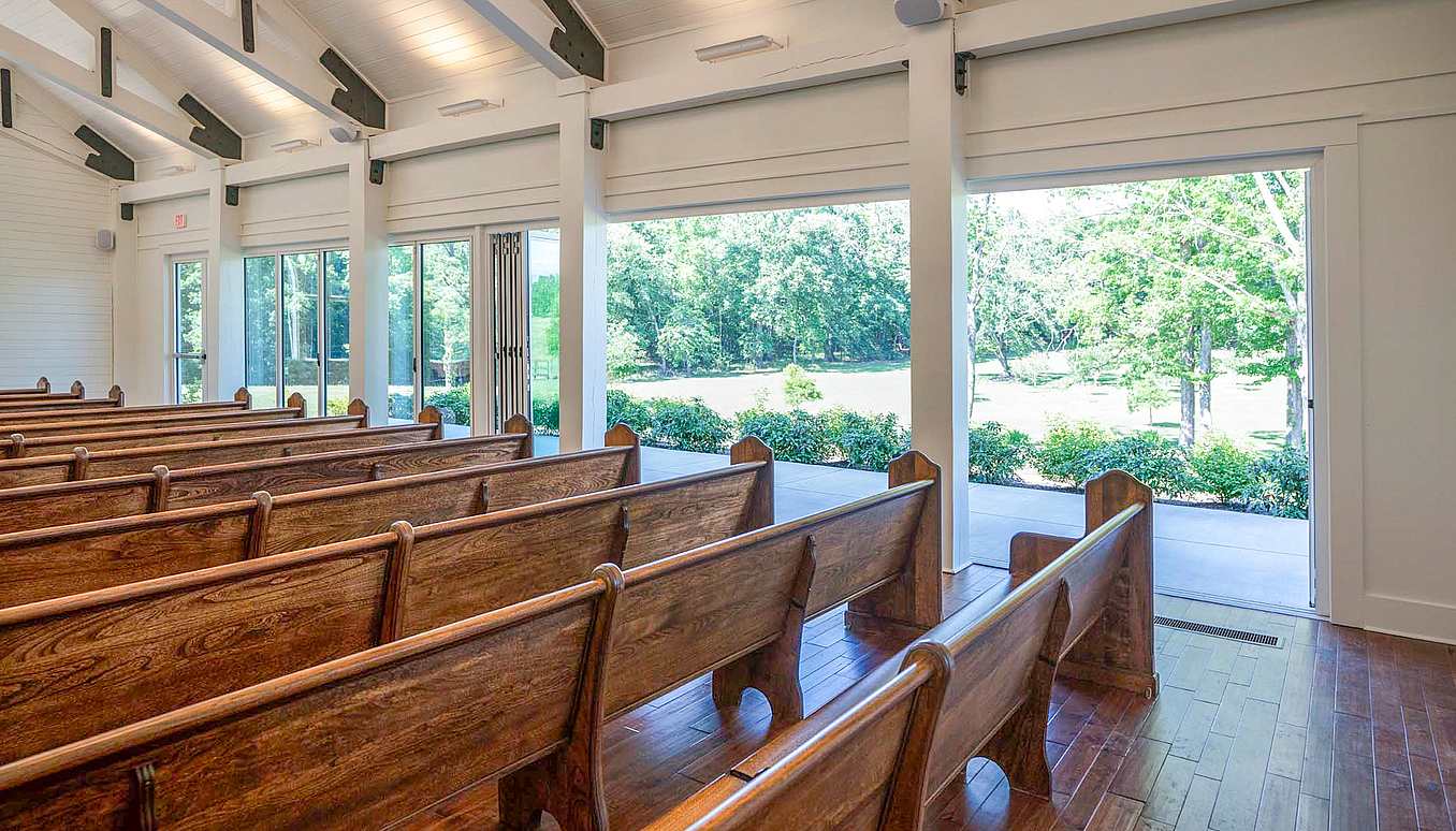 aluminum framed bifolding glass walls