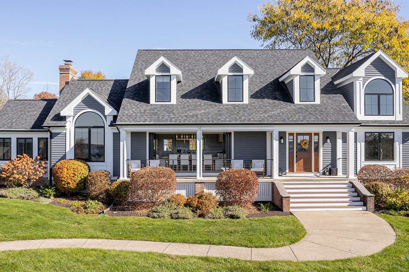 lake home remodel with NanaWall bifold glass doors inspired by Instagram
