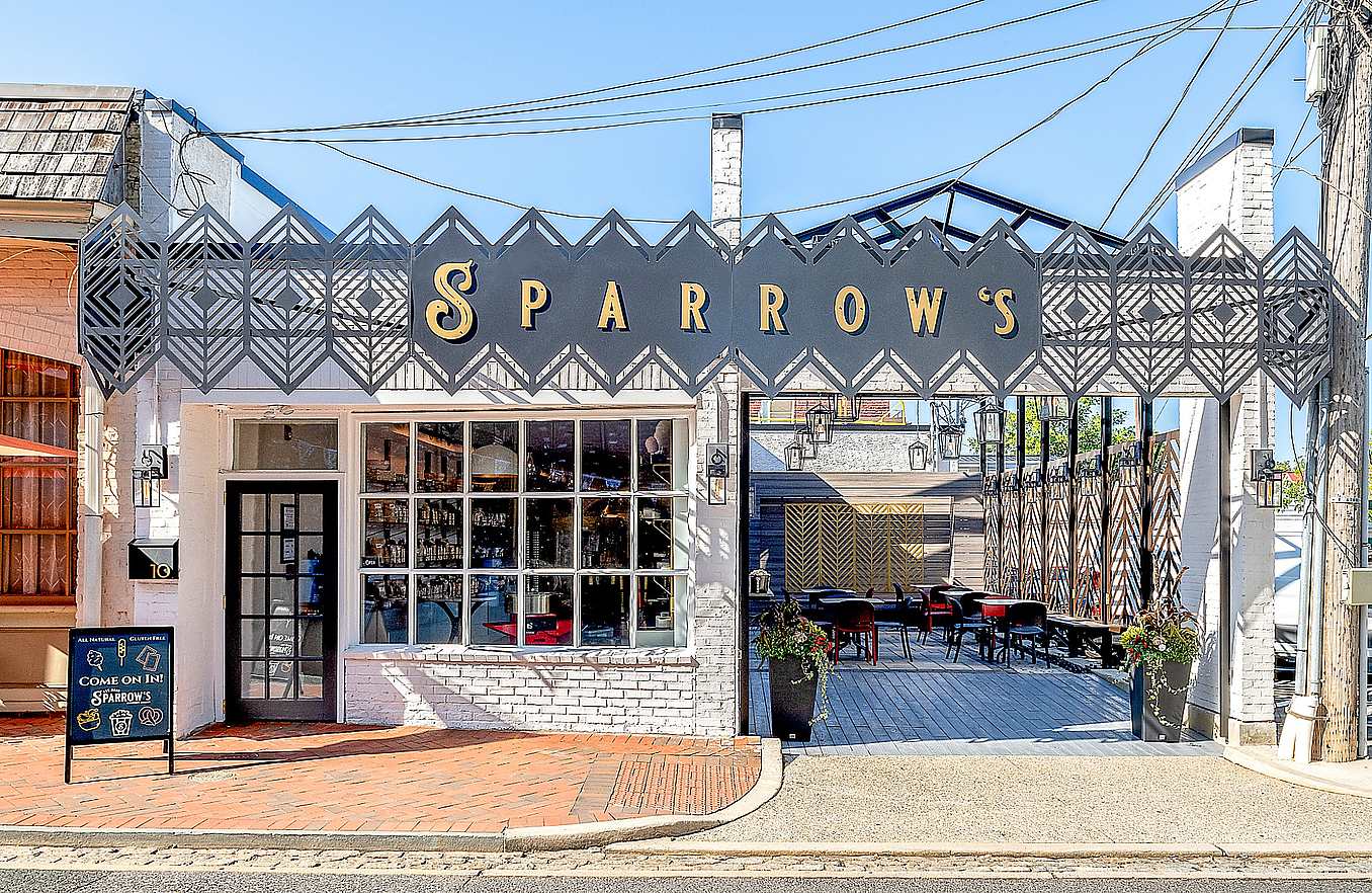 Sparrow's retail design with NanaWall glass wall system
