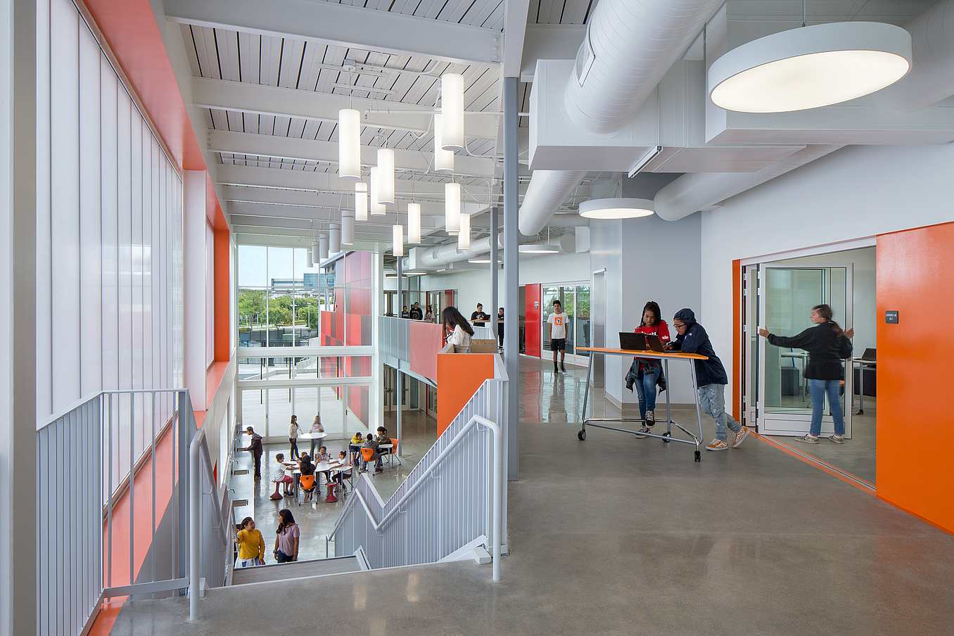 retractable glass walls in academic spaces