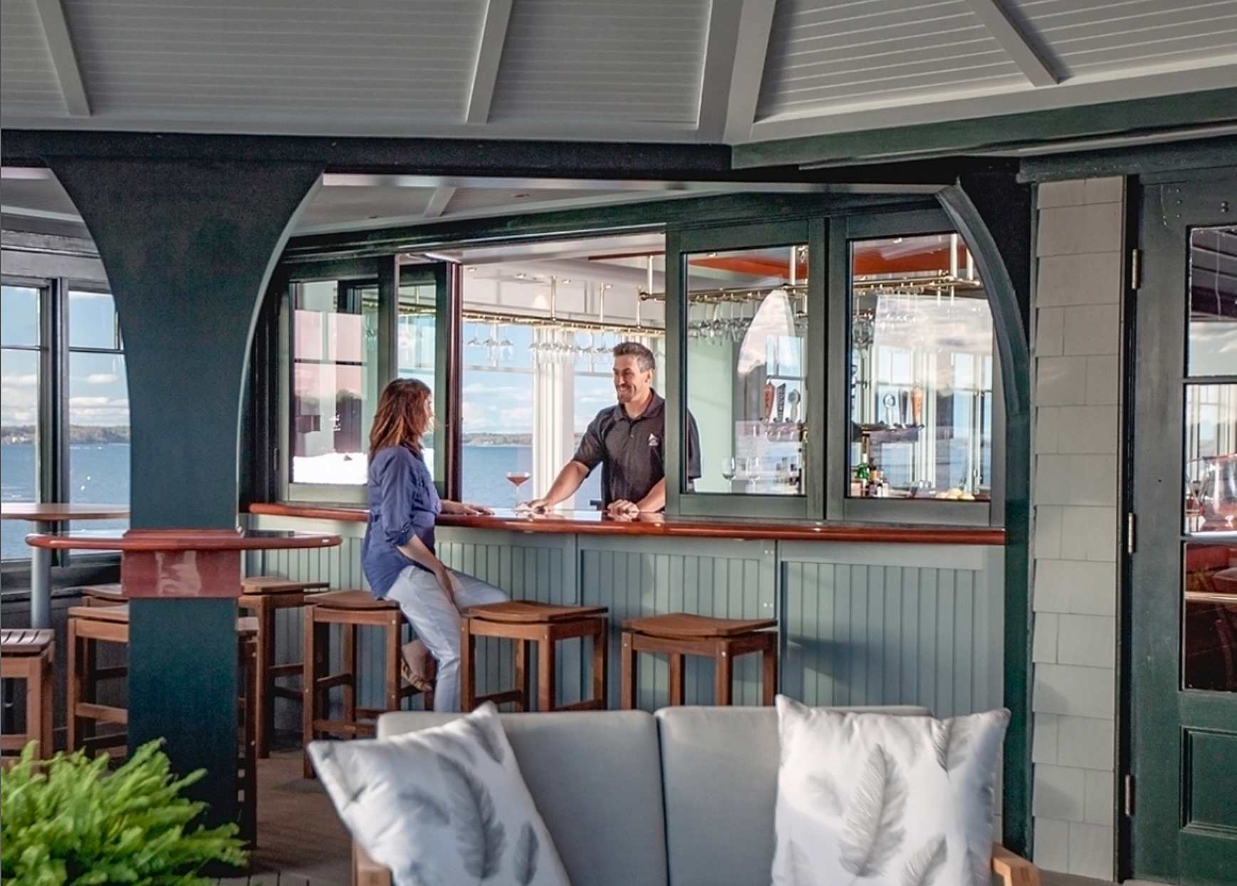 window-sized opening glass walls