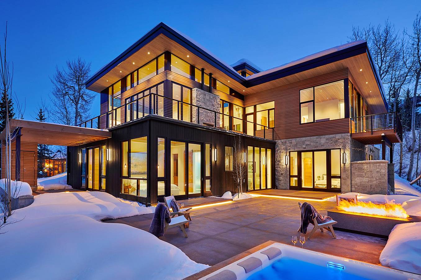 weather performing operable glass walls in snowmass colorado