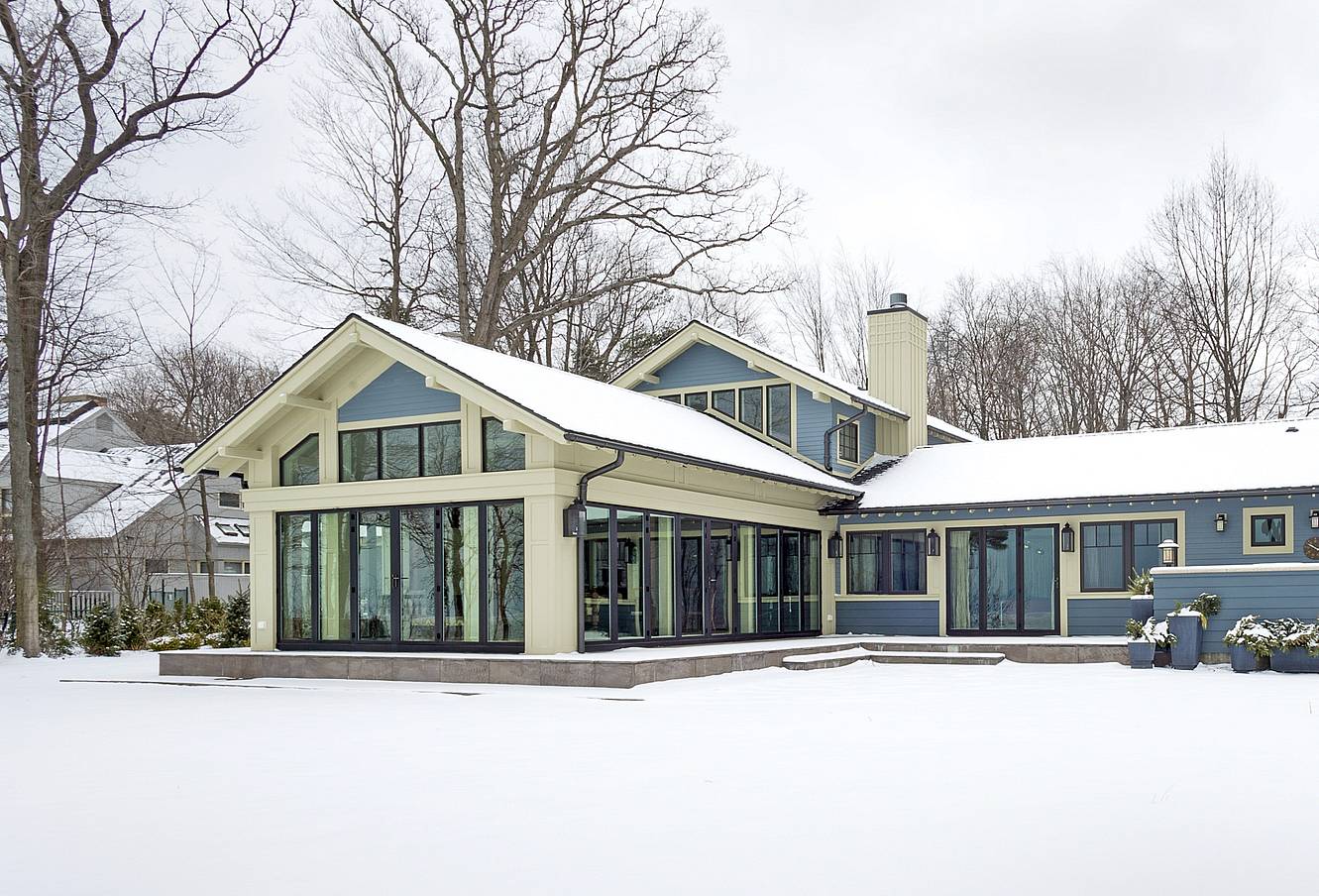 moveable glass doors perform in winter