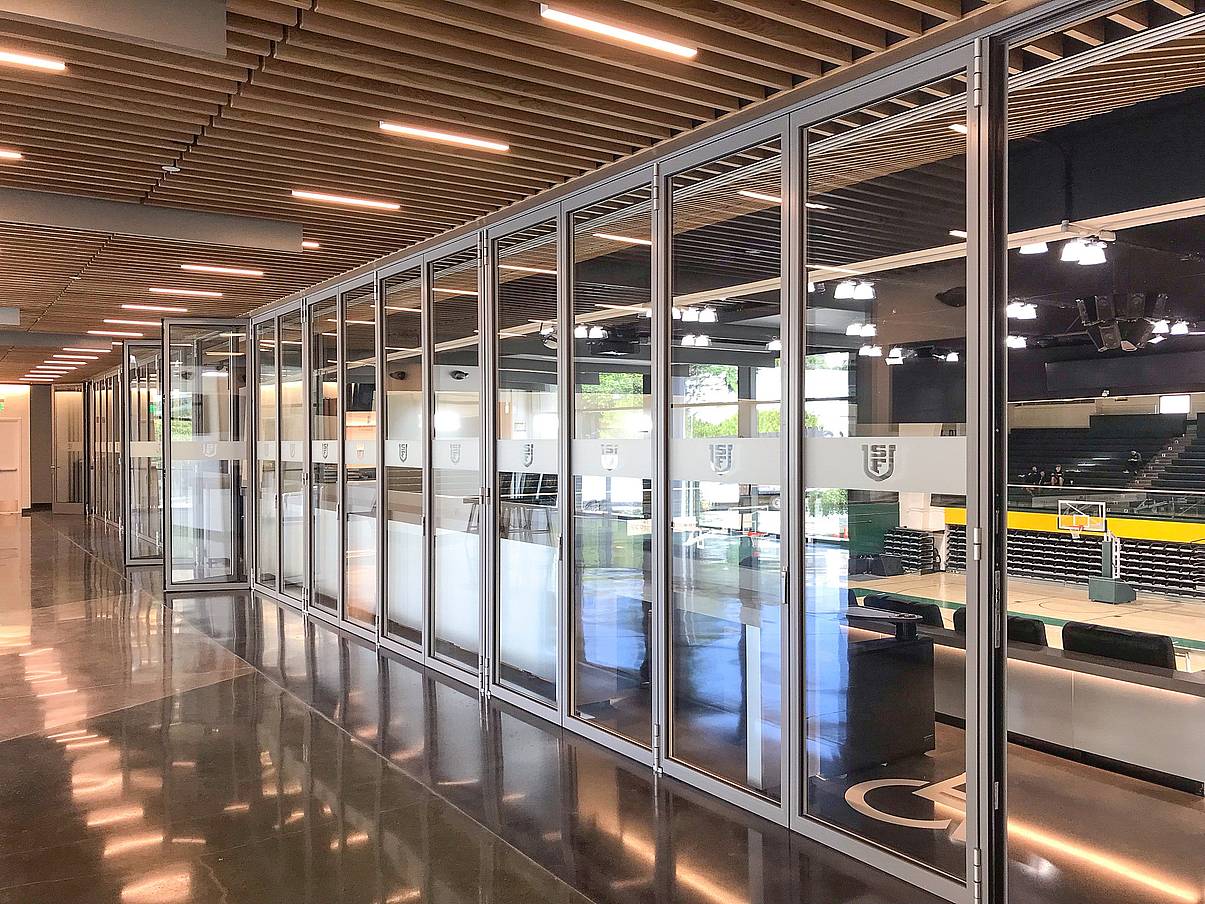 Largest interior folding glass wall in the world NanaWall