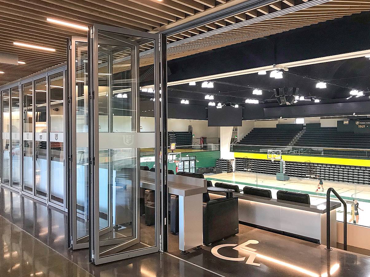 NanaWall acoustic glass wall at USF