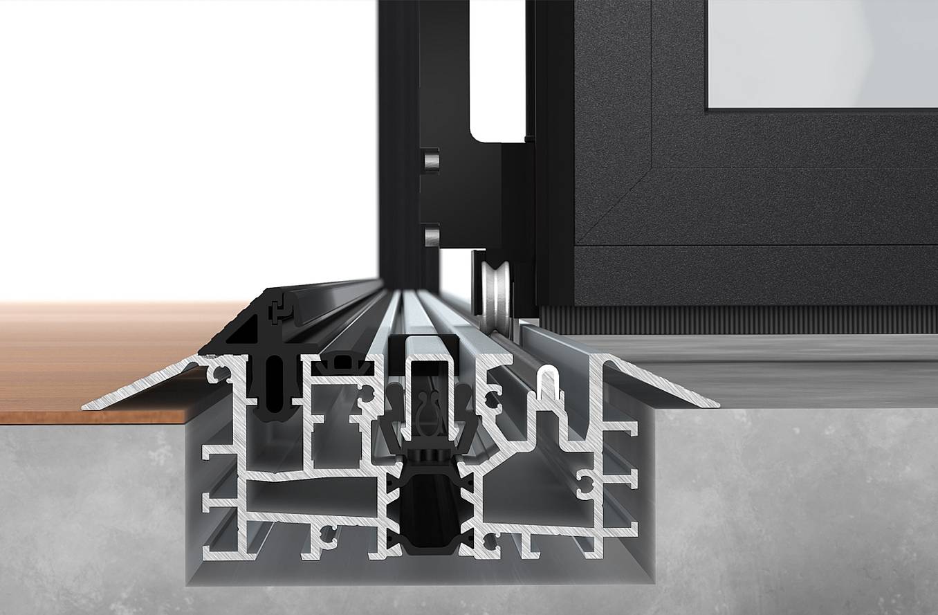 NanaWall UniverSILL for operable glass walls