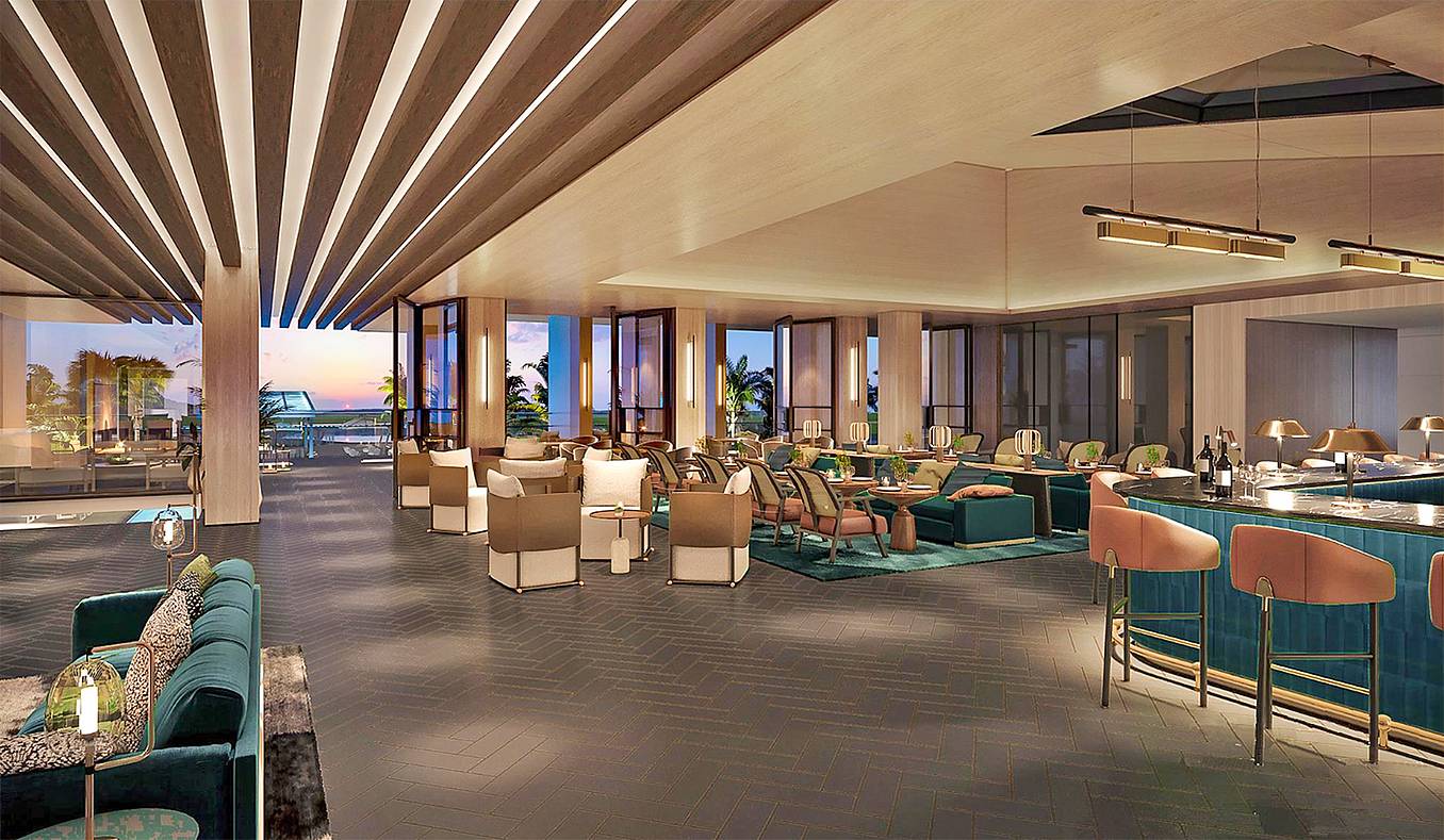 Marriott hotel lobby with NanaWall systems