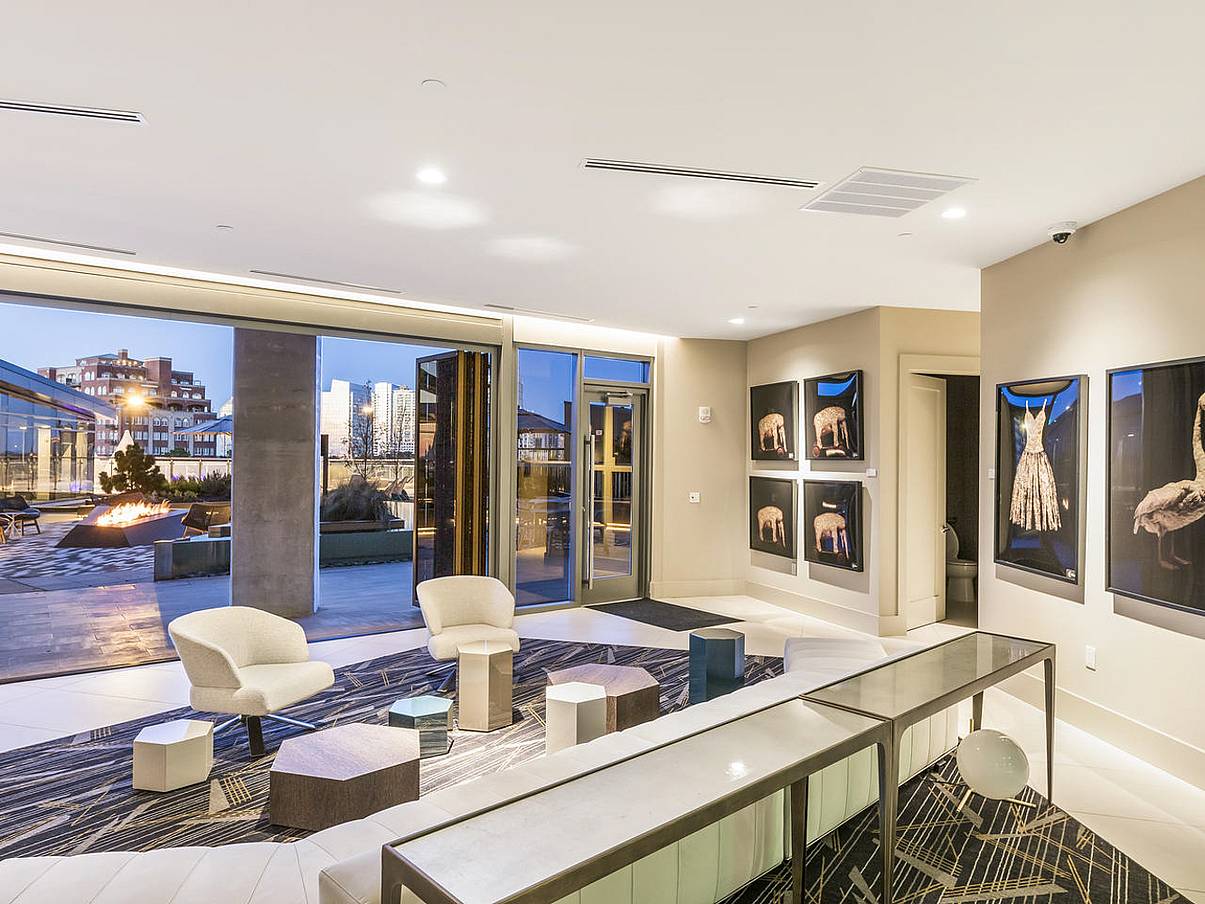 multifamily amenities with NanaWall folding glass walls