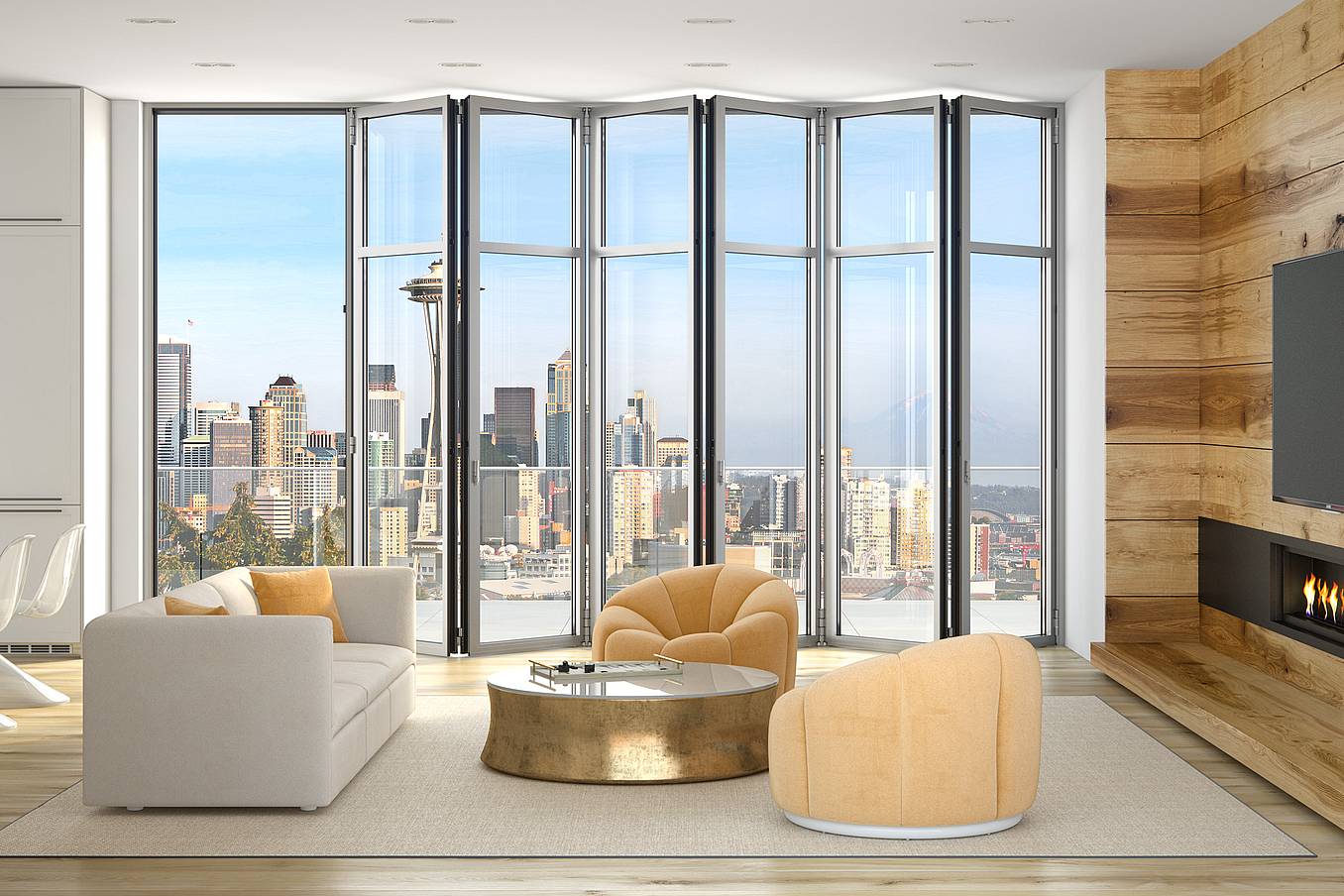 moveable glass wall systems for midrise and high rise