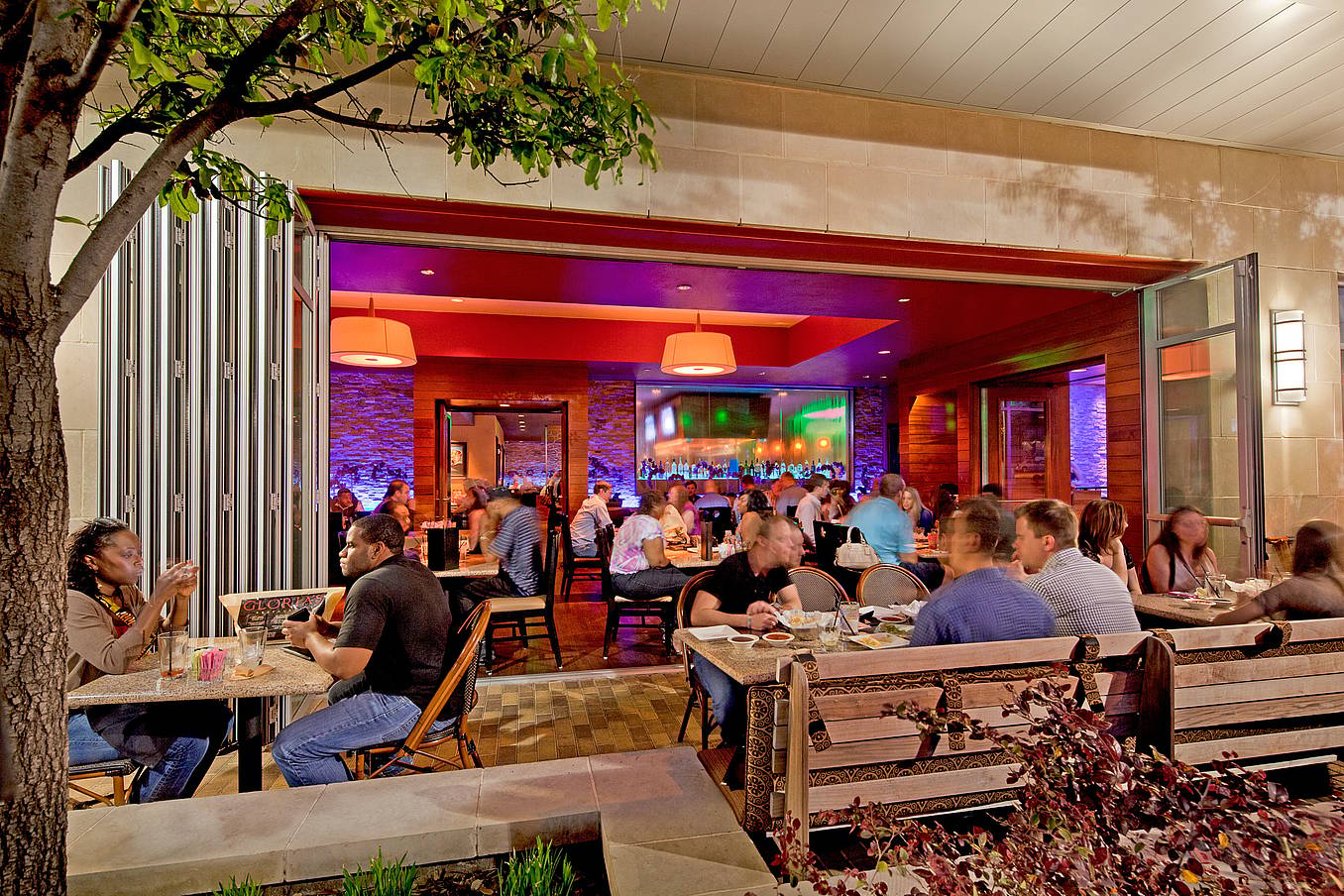 outdoor dining restaurant design
