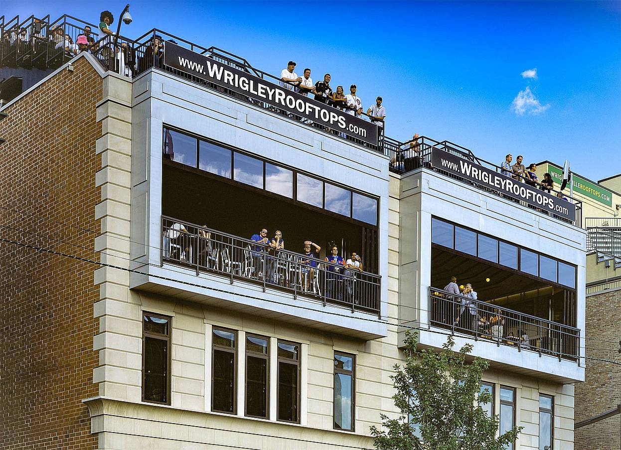 wrigley rooftops with NanaWall folding wall systems