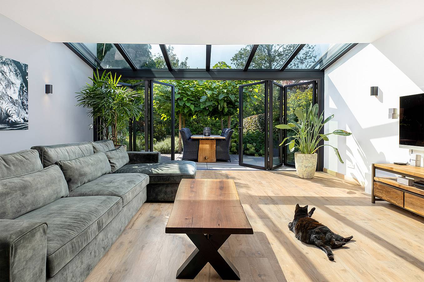 large opening folding walls