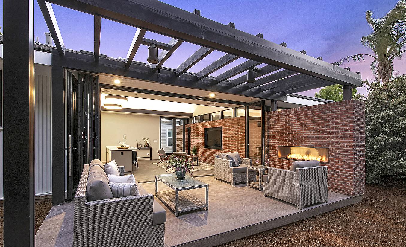 aluminum clad folding doors