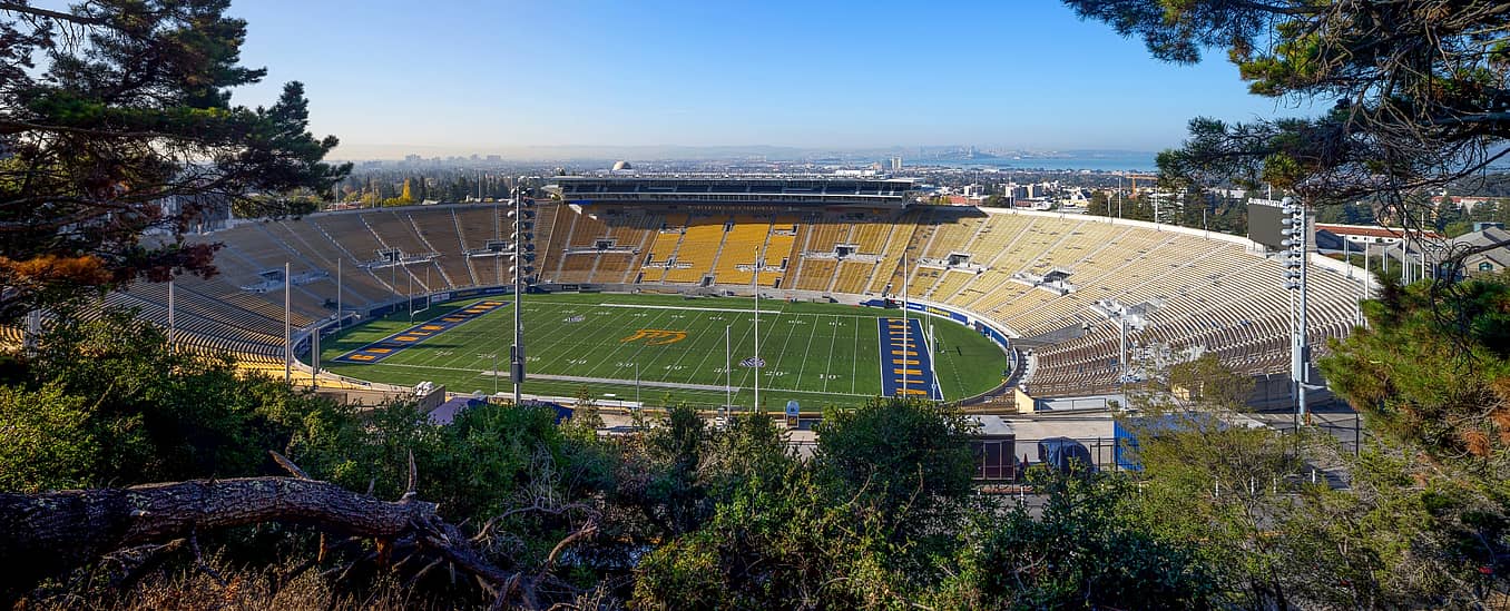 Cal Stadium with stacking glass door