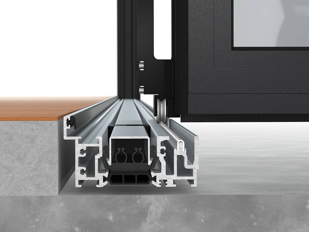 Performance sill for Generation 4 folding glass walls