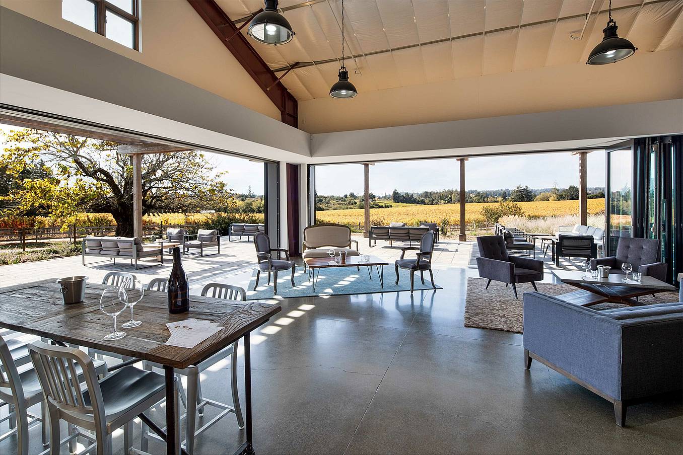 Northern California winery design with NanaWall systems