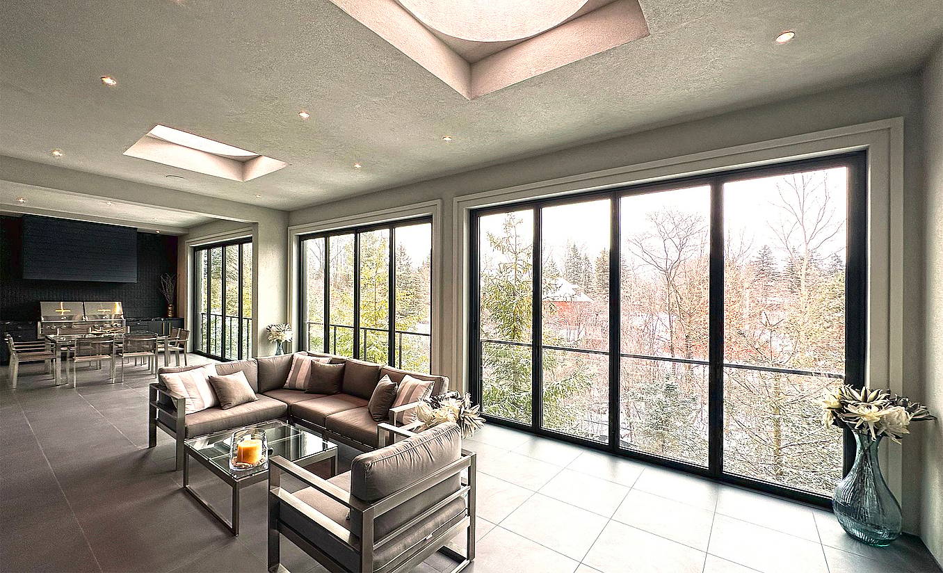 porch design with residential patio wall systems