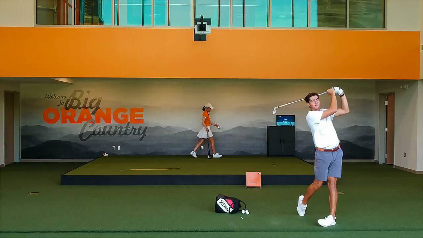 sports facilities with sliding glass walls