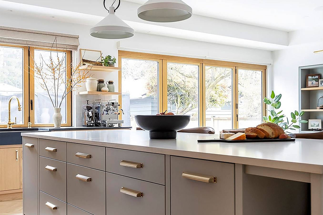 folding glass door and window in home renovation