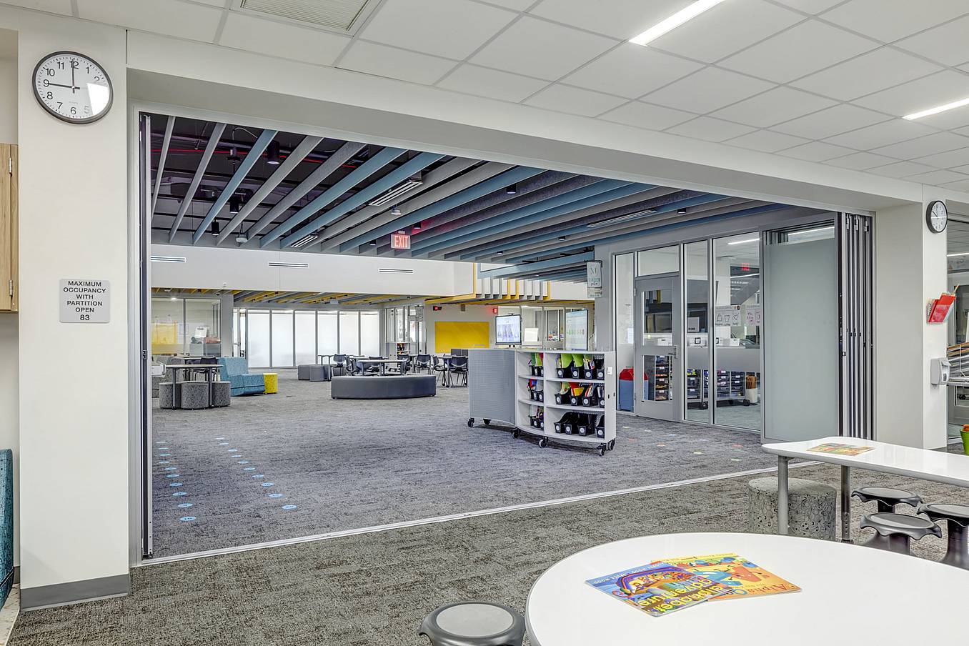 future ready educational space folding glass door system