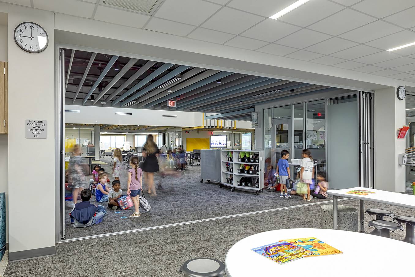 flexible classroom design with NanaWall folding glass doors