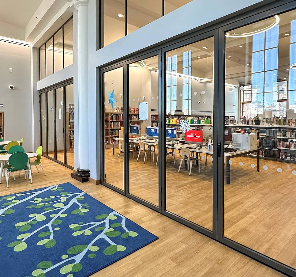 acoustically rated operable glass wall systems