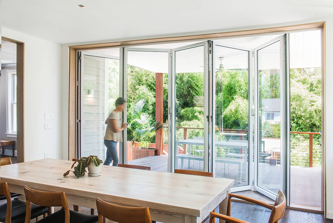 Generation 4 opening glass patio doors