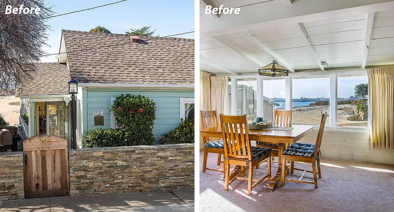 historic Santa Cruz home pre-renovation