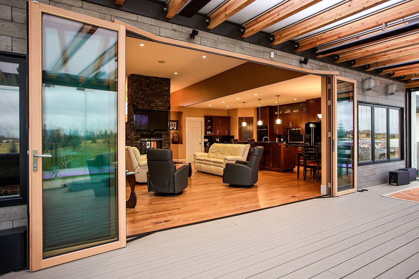 folding patio doors that FoldFlat