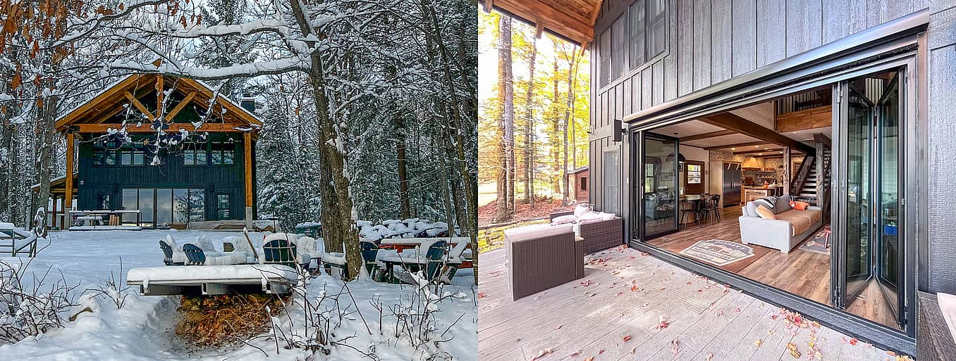 inswing cold weather folding glass doors