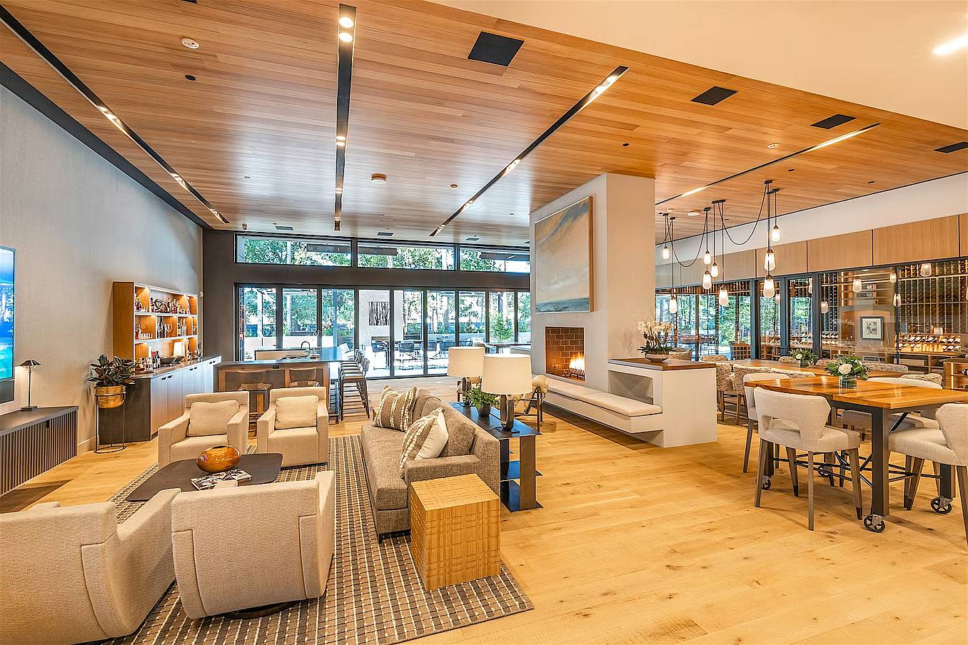 exterior opening glass wall system in office design NanaAwards winner