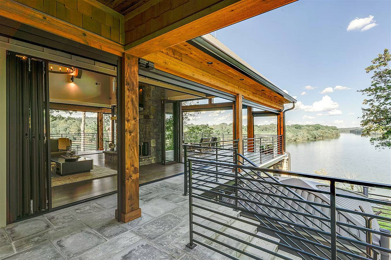 Best mountain home winner with NanaWall glass walls
