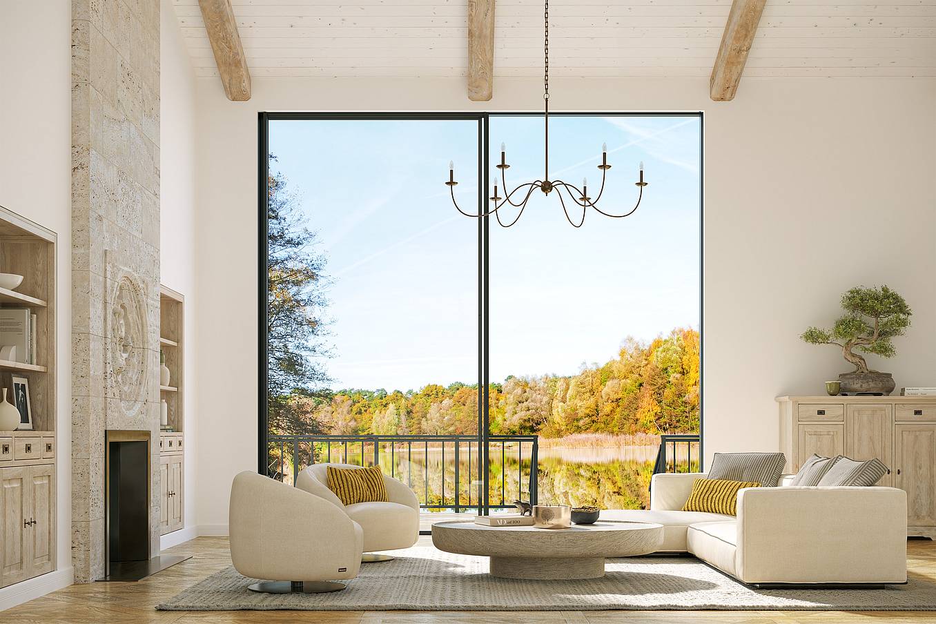 double-height sliding patio doors NanaWall