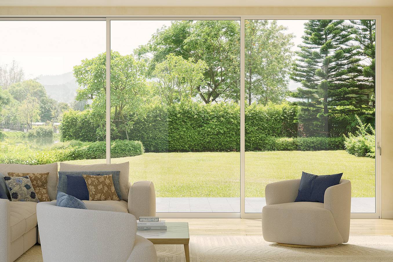 moving glass wall system