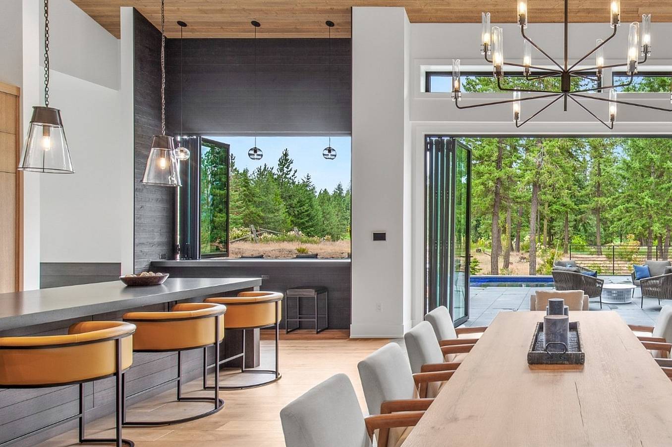 aluminum framed folding glass windows and doors