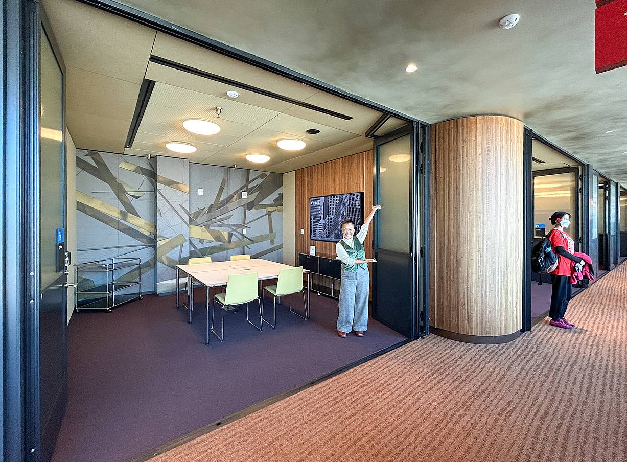 customizable sliding stacking doors by NanaWall at LaGuardia Airport