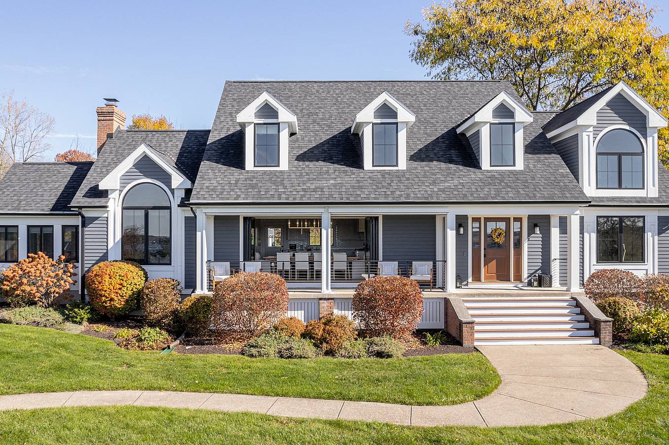 lake home remodel with NanaWall bifold glass doors inspired by Instagram