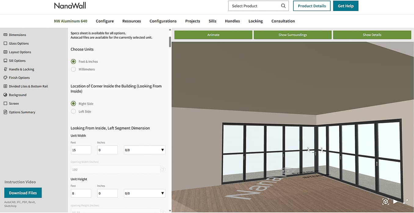 Benefits of NanaWall 3D Configurator