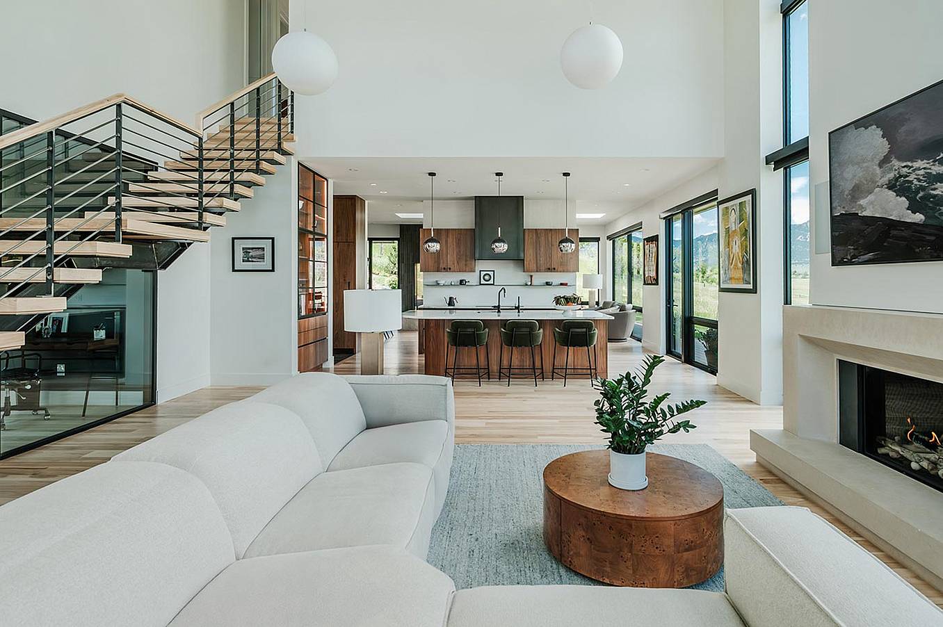 Colorado home with NanaWall residential bifold systems