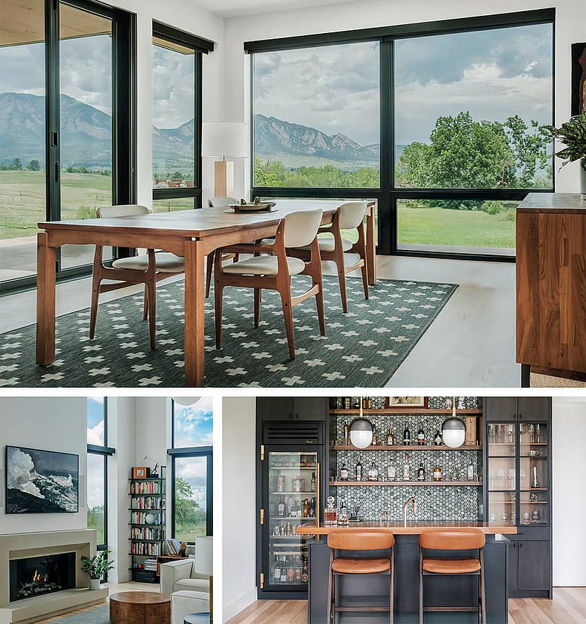 Colorado home by East Slope Design Studios with NanaWall systems