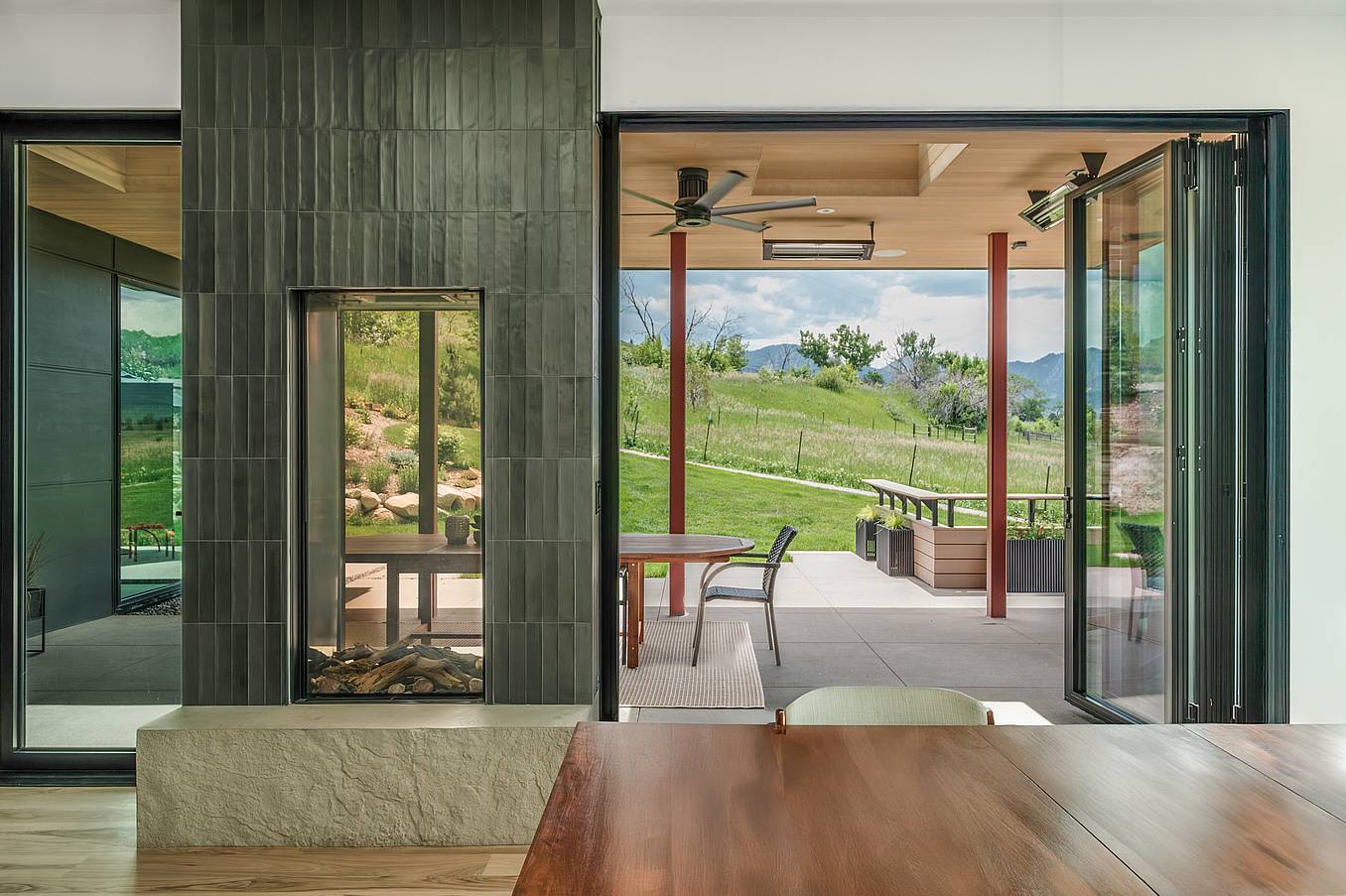 Aluminum framed residential bifold systems