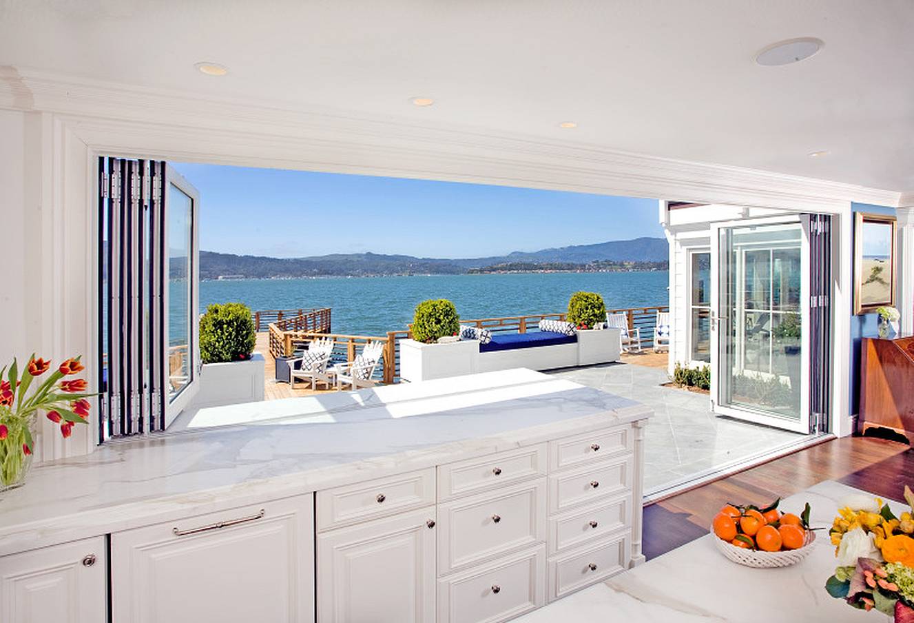 window door combination unique configuration a NanaWall first