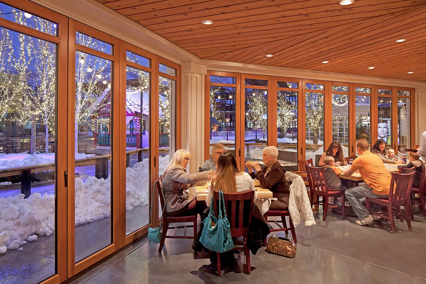 title 24 wood framed operable glass walls
