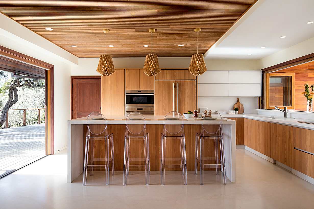 residential opening glass systems in wood